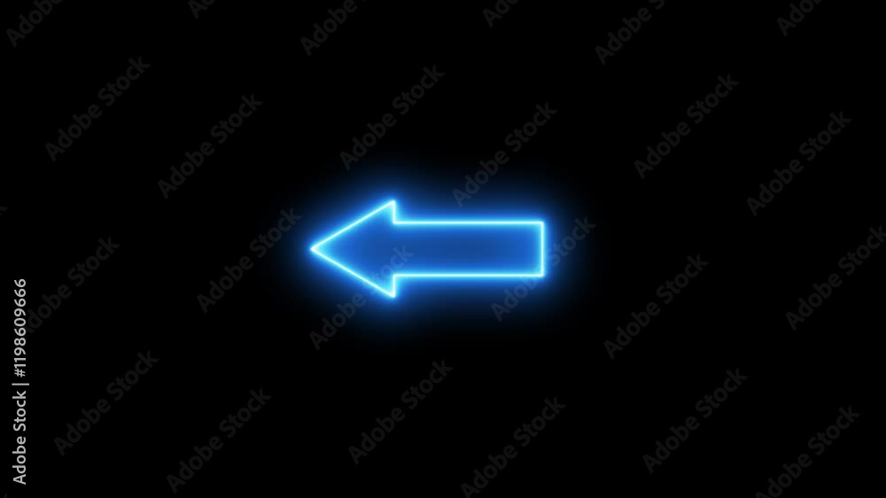 Abstract neon arrow loading animation. Glowing neon Arrow Swipe isolated . Left site direction arrow loading animation . Abstract neon arrow loading animation. Glowing neon Arrow Swipe isolated . Left site direction arrow loading animation .
