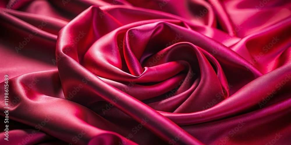 Luxurious Magenta Red Silk Fabric Texture: Close-Up Vertical Video for Fashion Design Luxurious Magenta Red Silk Fabric Texture: Close-Up Vertical Video for Fashion Design