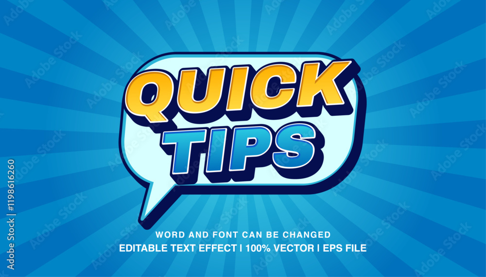 editable text effect quick tips