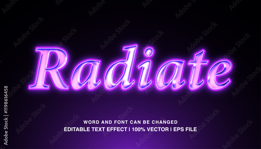 editable text effect radiate editable text effect radiate
