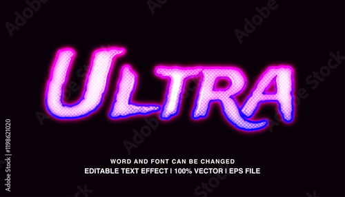 editable text effect ultra