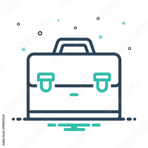 Mix icon for briefcase