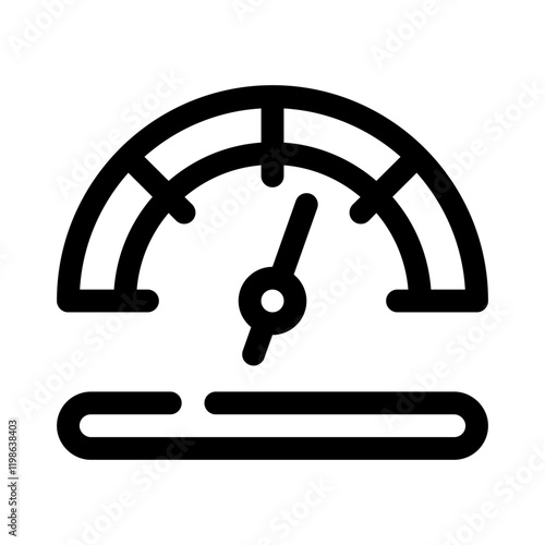 gauge line icon