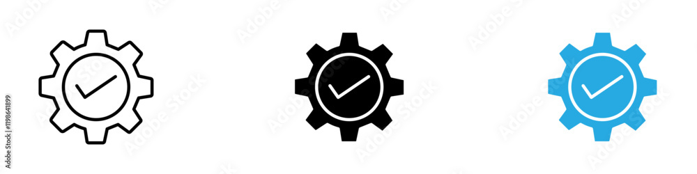 Execution icon black white vector outline Execution icon black white vector outline