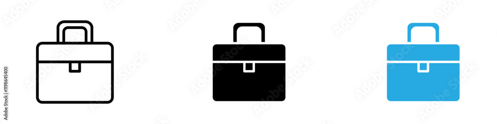 Work experience icon black white vector outline Work experience icon black white vector outline