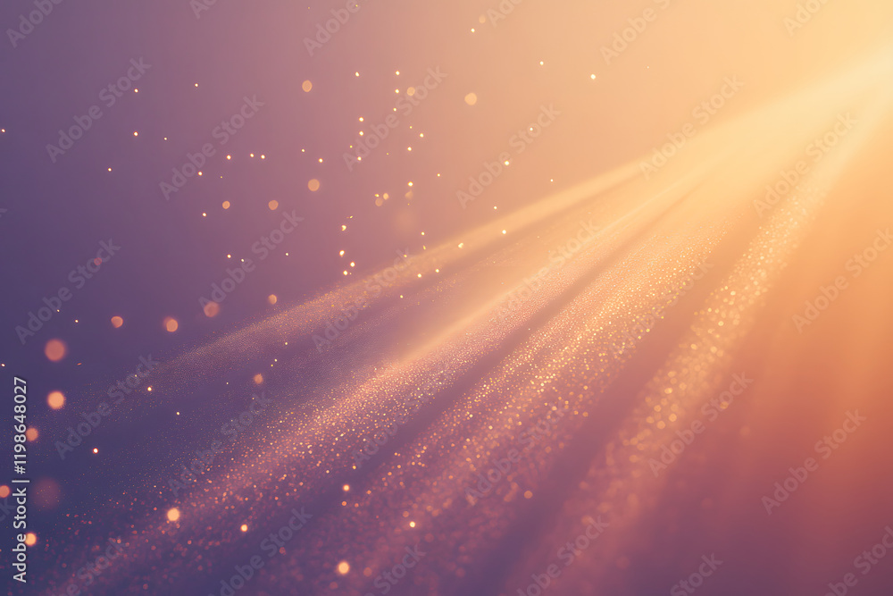 Brilliant rays of light shining through blurred starburst, creating magical atmosphere filled with sparkling particles. warm hues evoke sense of wonder and tranquility Brilliant rays of light shining through blurred starburst, creating magical atmosphere filled with sparkling particles. warm hues evoke sense of wonder and tranquility