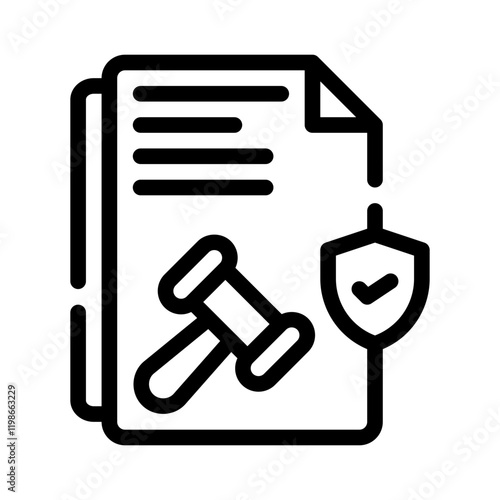 compliance line icon