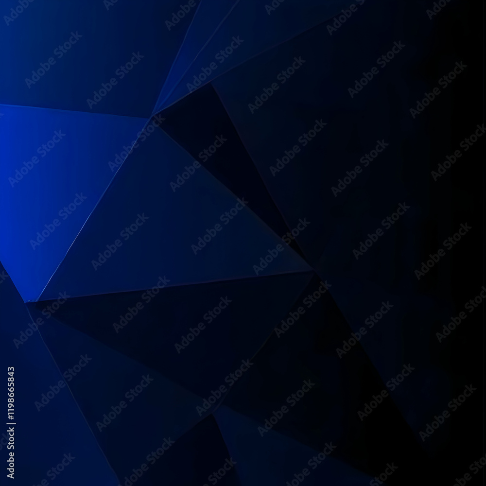 Dark Blue Abstract Polygonal Background Creates a Modern and Stylish Look with Geometric Shapes Dark Blue Abstract Polygonal Background Creates a Modern and Stylish Look with Geometric Shapes