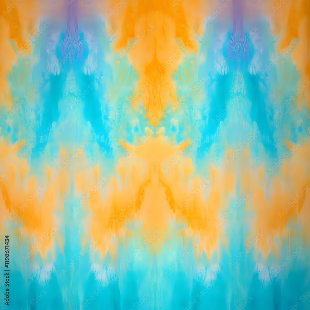 Abstract Background Creates a Stunning Visual with Blend of Turquoise and Orange Hues Abstract Background Creates a Stunning Visual with Blend of Turquoise and Orange Hues