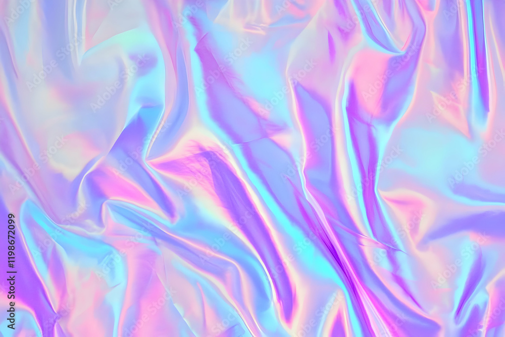 Iridescent Holographic Abstract Background Creates a Smooth Colorful Texture with Soft Pastel Colors Iridescent Holographic Abstract Background Creates a Smooth Colorful Texture with Soft Pastel Colors