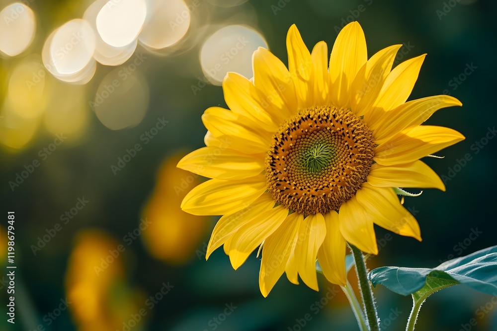 Naklejka premium Sunflower , Generative AI