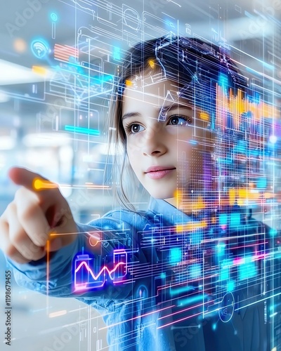 Future technology for kids – smart future technology interaction and learning with future technology tools ,future technology for kids in education , AI-driven learning environments for children