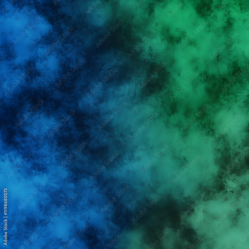 Abstract Blue and Green Smoke Background Creates a Mysterious and Dreamlike Atmosphere Abstract Blue and Green Smoke Background Creates a Mysterious and Dreamlike Atmosphere