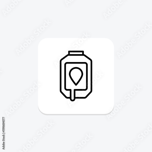 Blood line icon , vector, pixel perfect, illustrator file