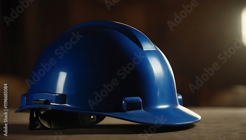 Wallpaper Mural a safety helmet being used as a symbol of resilience and determination.Hard Hat with Shadow,no people, photography, yellow, hardhat, horizontal, safety, color image, 463 Torontodigital.ca