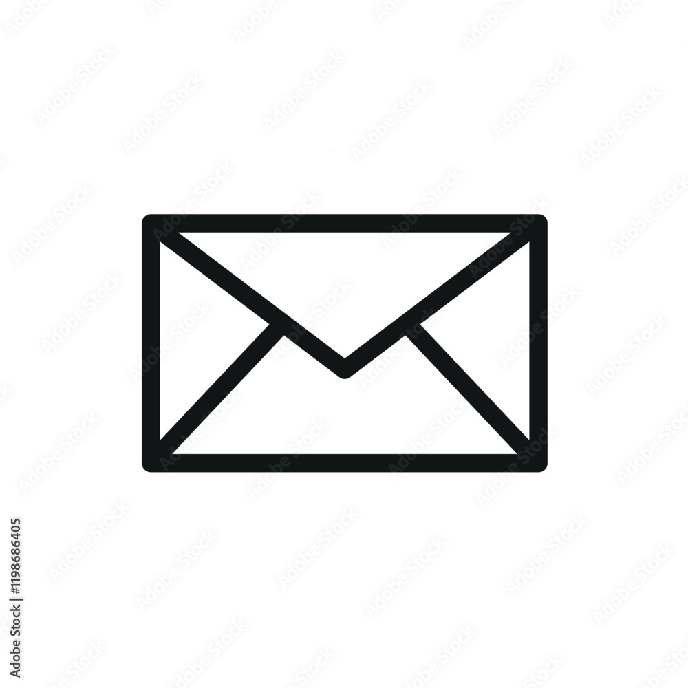 Email silhouette Icon design Vector illustration Email silhouette Icon design Vector illustration