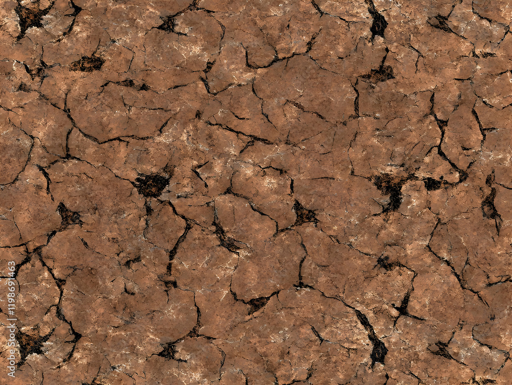 Cracked Earth Texture Shows Dry Soil Surface with Deep Fissures, Emphasizing Drought Conditions Cracked Earth Texture Shows Dry Soil Surface with Deep Fissures, Emphasizing Drought Conditions