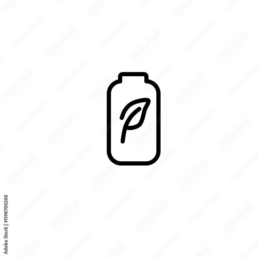 battery powersaving icon minimalist vector, simple sign and symbol line art. electronic icon battery powersaving icon minimalist vector, simple sign and symbol line art. electronic icon