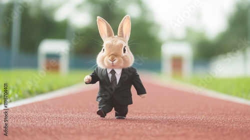 Bunny in a Suit:  A playful...