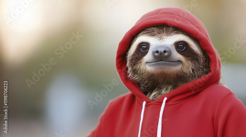 Sloth in Red Hoodie: A play...