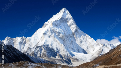 Majestic Mountain Peak: A s...