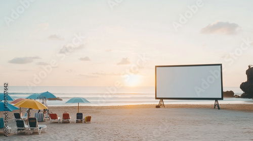 Beachside Cinema: A picture...