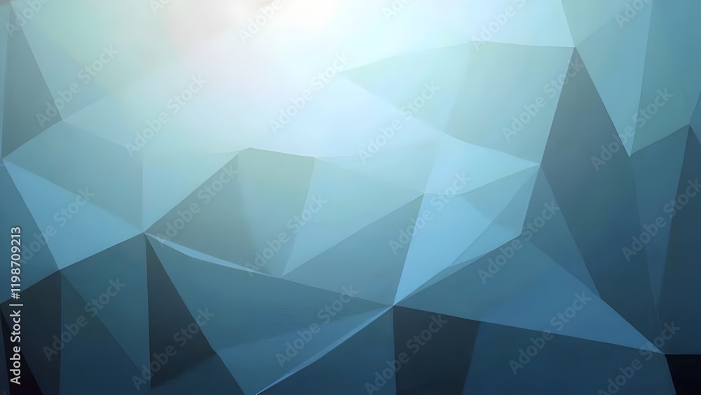 Fototapeta premium Abstract Grey Geometric Banner with Blue Vector Background Design