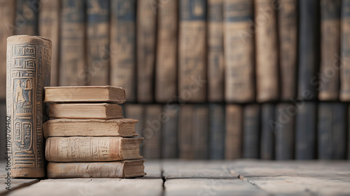 Vintage Library Stack: A  t...