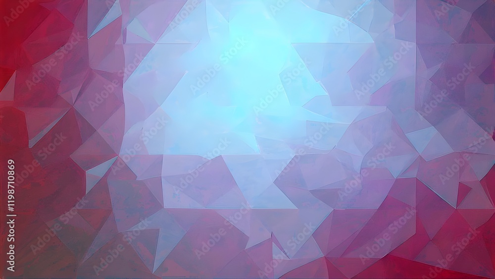 Fototapeta premium Grey and Blue Geometric Banner with Abstract Vector Graphic Background