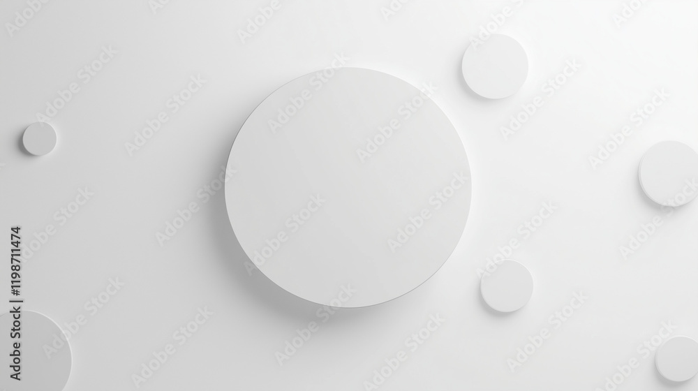 Minimalist Circles: A clean and modern design featuring overlapping white circles on a crisp background, creating a sense of depth and dimension. Minimalist Circles: A clean and modern design featuring overlapping white circles on a crisp background, creating a sense of depth and dimension.