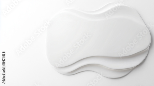 Abstract White Swirls: A mi...