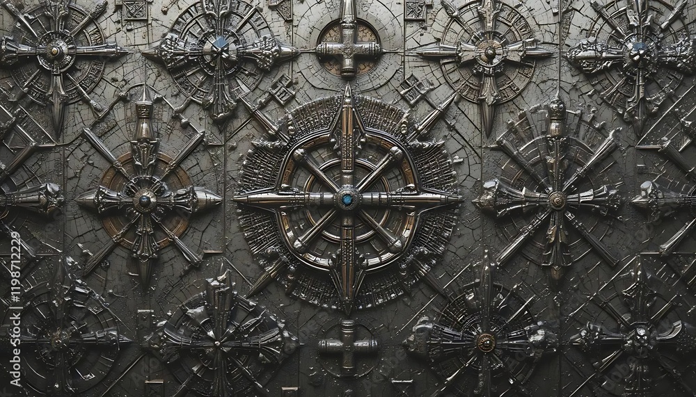 Dark Fantasy Metal Texture Background Ancient Bronze Design art wall grey gold iron decor black Dark Fantasy Metal Texture Background Ancient Bronze Design art wall grey gold iron decor black