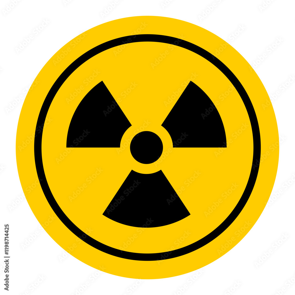 radiation symbol isolated on transparent background radiation symbol isolated on transparent background