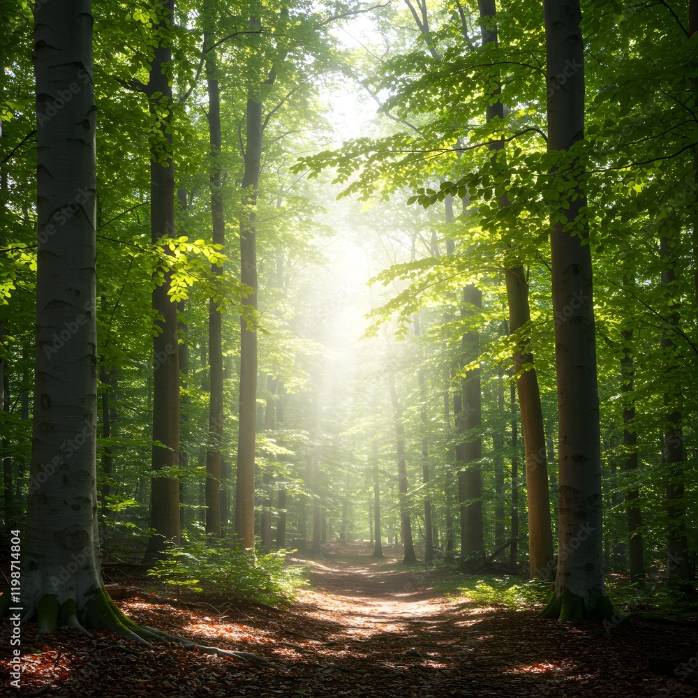 Obraz premium Trees background