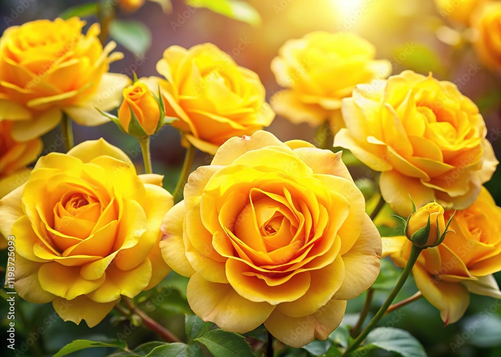 Stunning Yellow Rose Garden: A Collection of Bright Bloom Varieties Stunning Yellow Rose Garden: A Collection of Bright Bloom Varieties