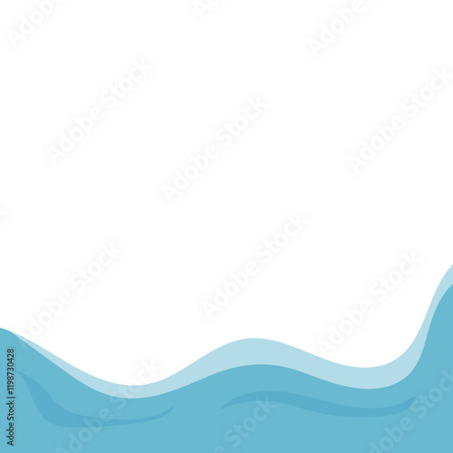 Wavy Water Footer