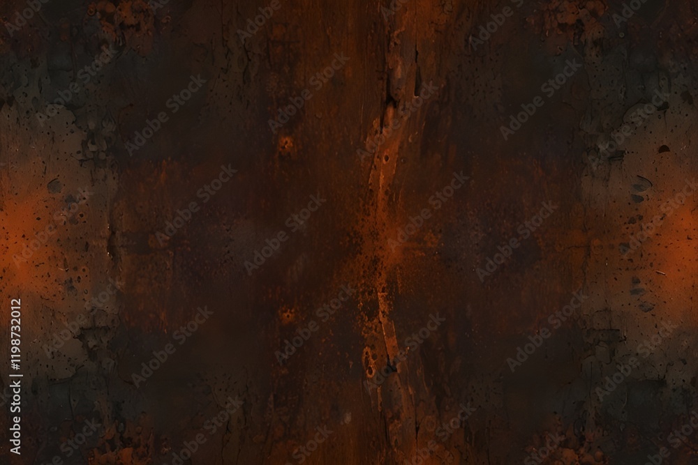 Grunge rusty dark orange brown metal steel stone background texture banner panorama Generative AI Grunge rusty dark orange brown metal steel stone background texture banner panorama Generative AI