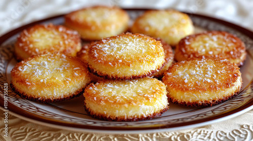 Wallpaper Mural A few fried pancakes on the plate Torontodigital.ca