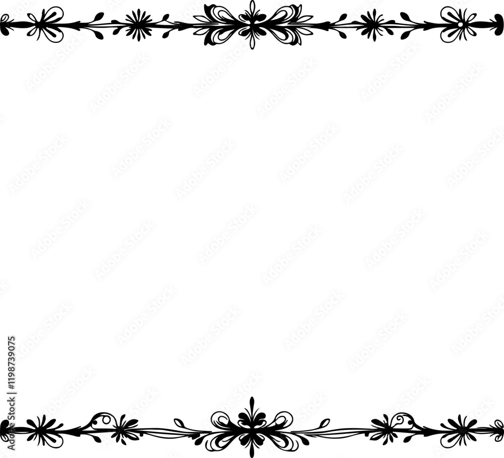 Fototapeta premium black and white frame