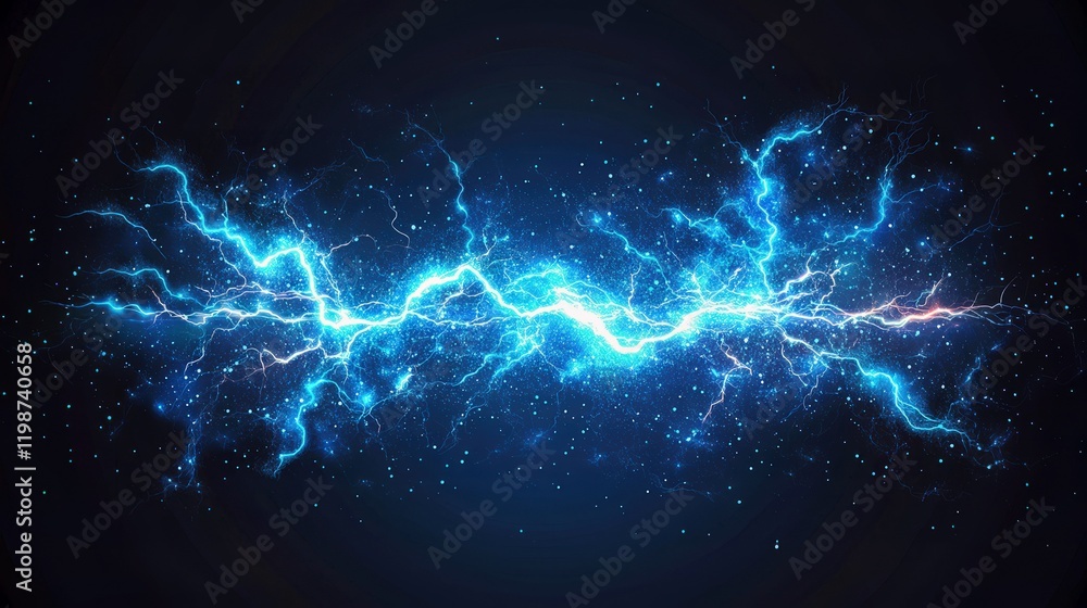 Electric blue lightning bolt flash shows dynamic power. Lightning energy strikes with electric force. Atmospheric blue light and abstract electric theme concept in a futuristic digital style. Ideal Electric blue lightning bolt flash shows dynamic power. Lightning energy strikes with electric force. Atmospheric blue light and abstract electric theme concept in a futuristic digital style. Ideal