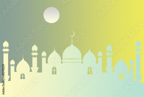 Ramadan kareem background design, modern islamic banner collection, arabic, ied mubarak celebration, poster, flyer, advertising illustration design vector