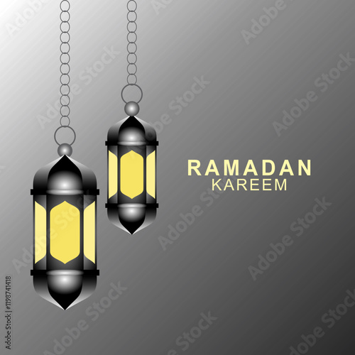 Ramadan kareem background design, modern islamic banner collection, arabic, ied mubarak celebration, poster, flyer, advertising illustration design vector