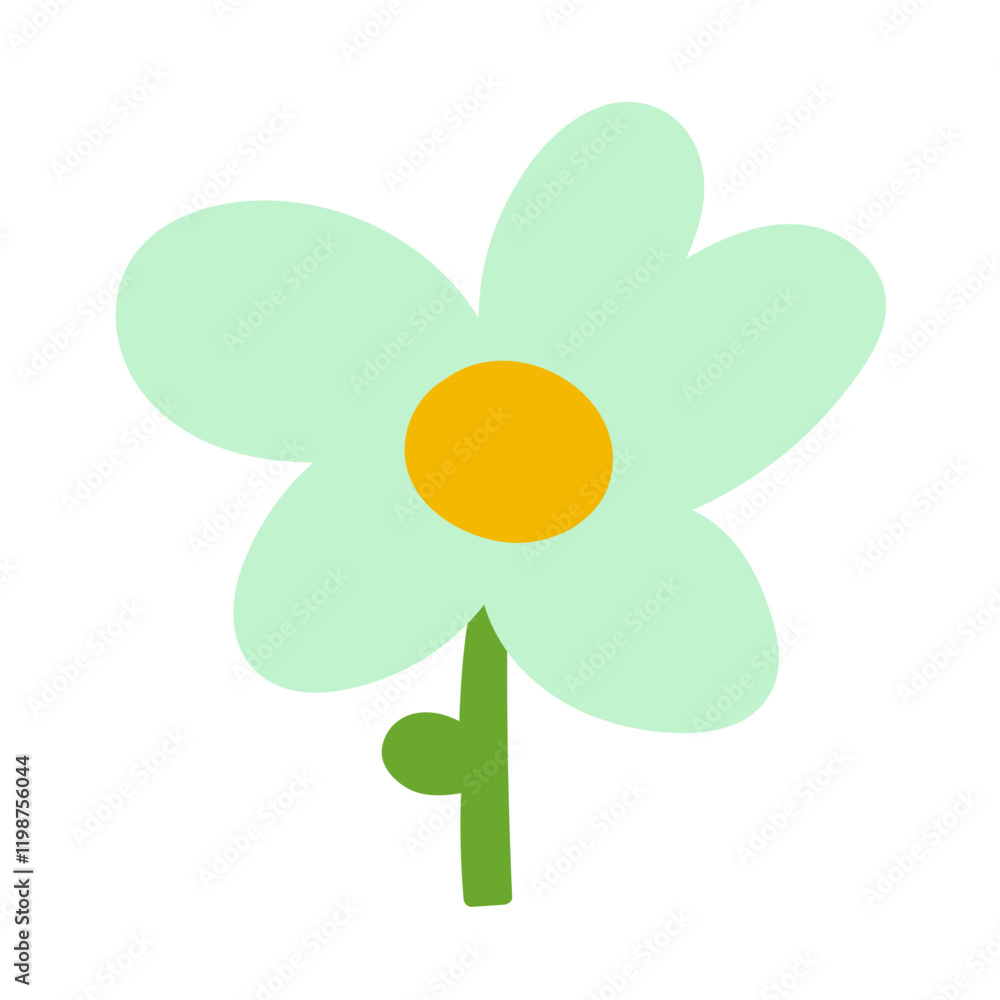 Chamomile. Vector design. Illustration on white background. Chamomile. Vector design. Illustration on white background.