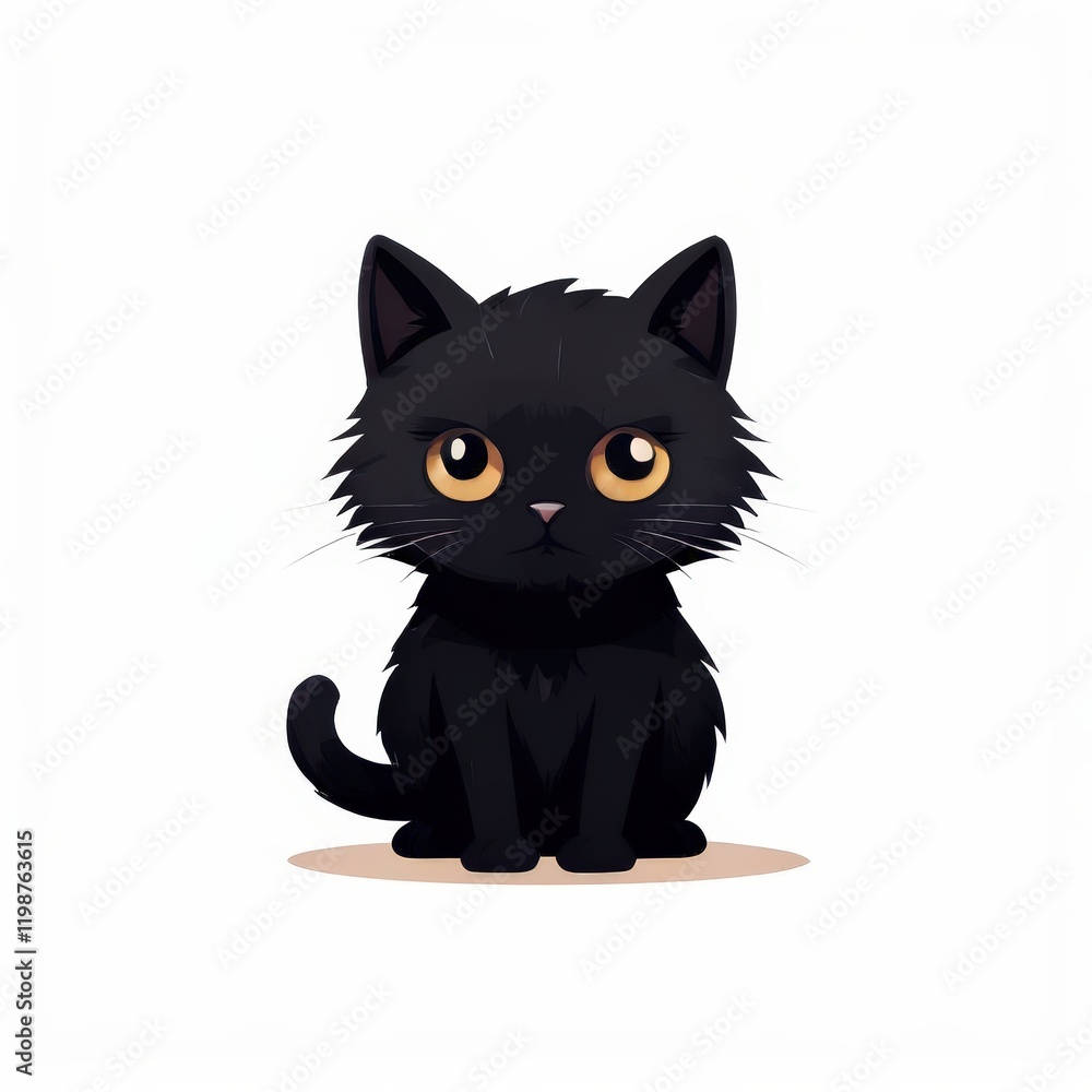 the AI Image Generator, Close-Up of a Black Cat Yawning the AI Image Generator, Close-Up of a Black Cat Yawning