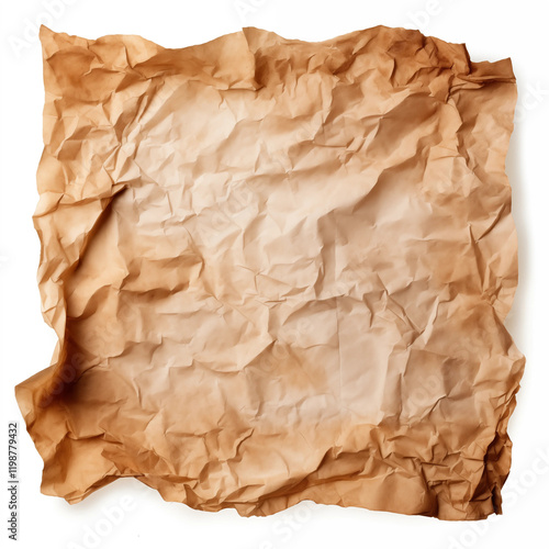 Wallpaper Mural Brown Crumpled Paper Texture Grunge Background Vintage Paper Sheet Torontodigital.ca