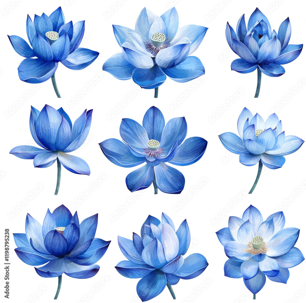 Obraz premium blue lotus 