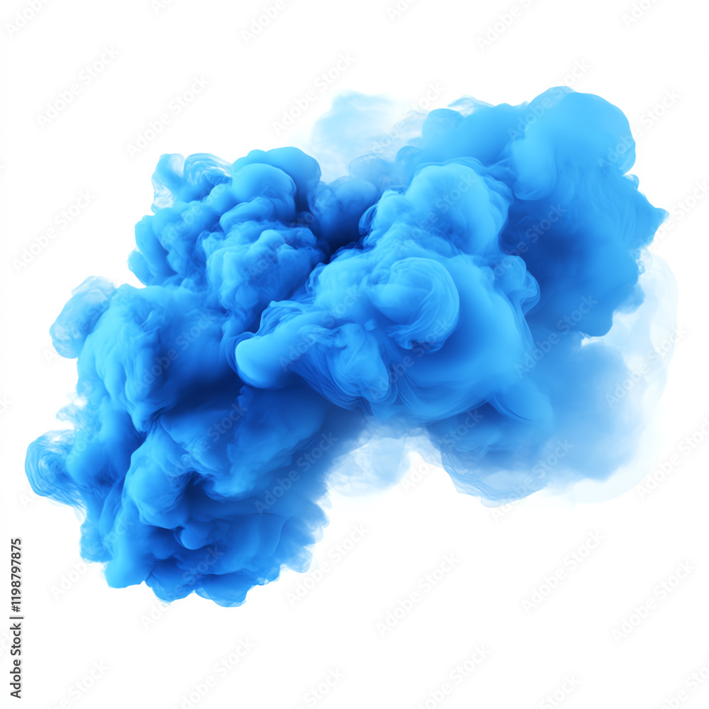 A vibrant cloud of blue smoke swirls gracefully in the air, creating an alluring and dynamic visual effect for design projects. A vibrant cloud of blue smoke swirls gracefully in the air, creating an alluring and dynamic visual effect for design projects.