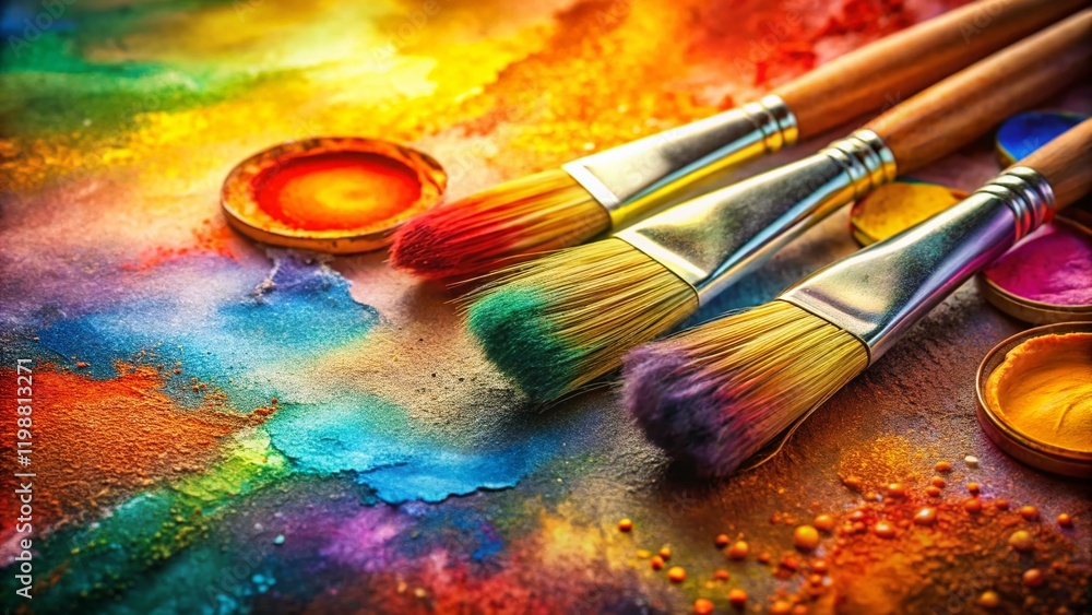 Obraz premium Watercolor Texture Background: Abstract Art Paper Design for Print & Web