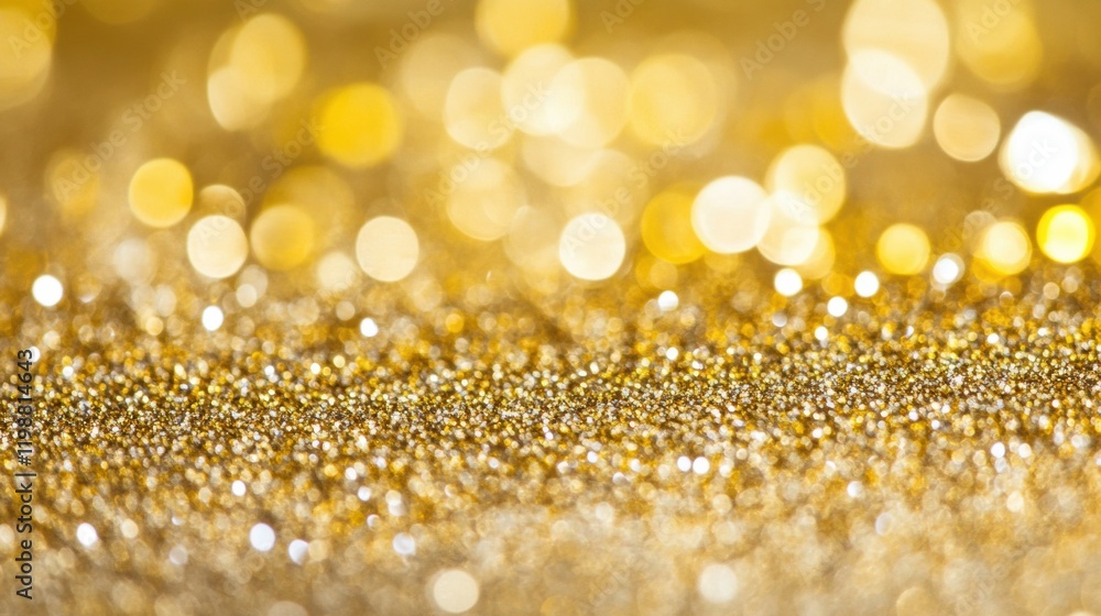Gold background featuring soft glowing sparkles scattered in clusters Gold background featuring soft glowing sparkles scattered in clusters