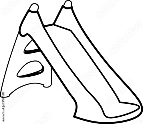 Icon slide vector illustration of holiday toys